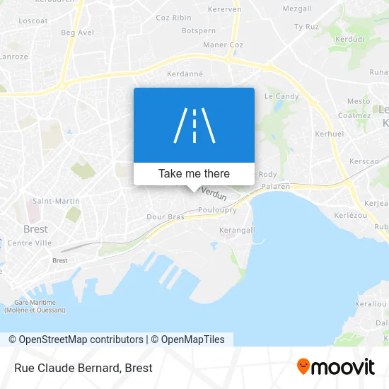 Rue Claude Bernard map