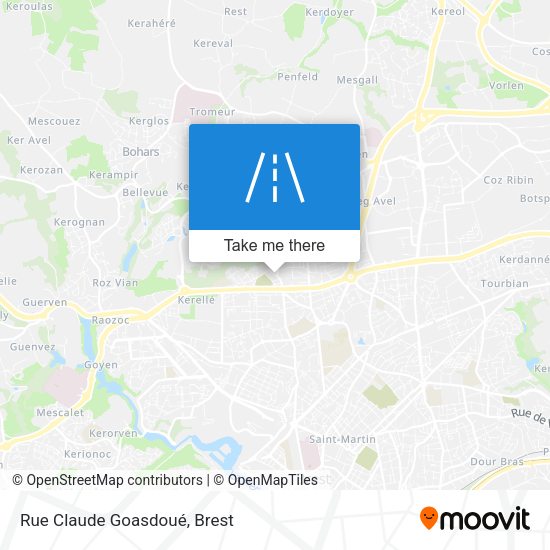 Rue Claude Goasdoué map