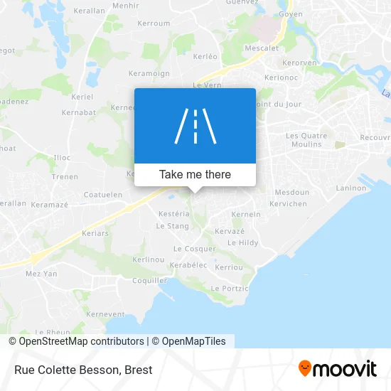 Rue Colette Besson map