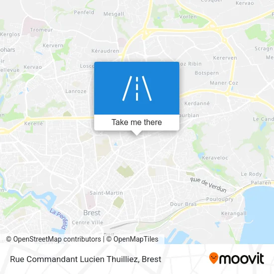 Rue Commandant Lucien Thuilliez map