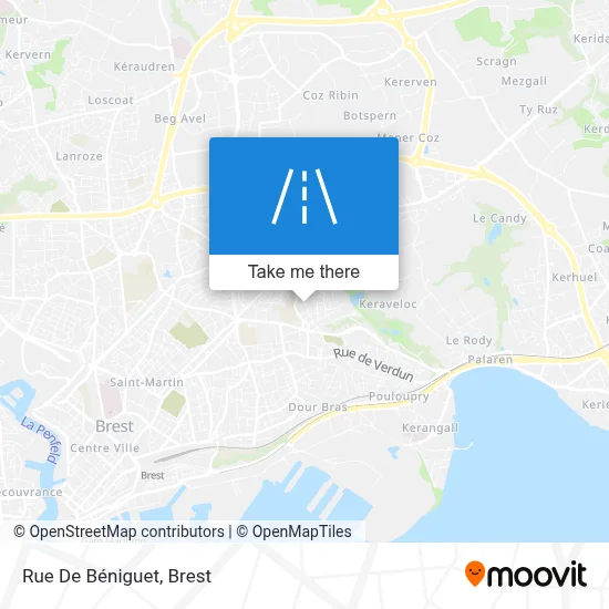 Rue De Béniguet map