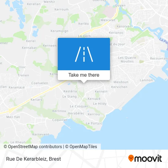 Rue De Kerarbleiz map