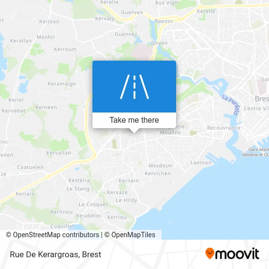 Rue De Kerargroas map
