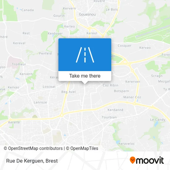 Rue De Kerguen map