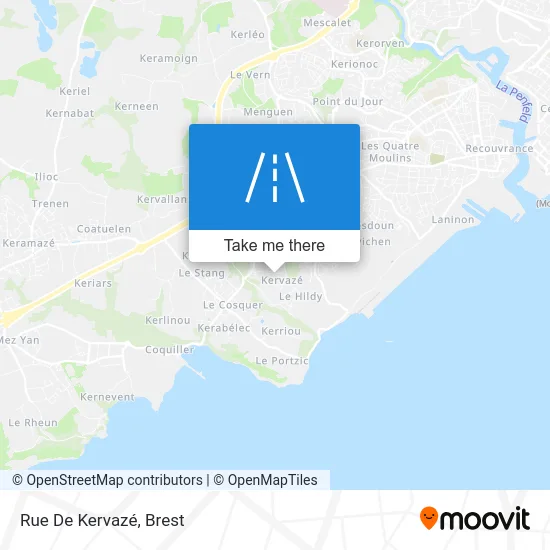 Rue De Kervazé map
