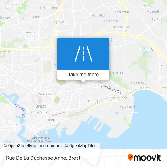 Rue De La Duchesse Anne map