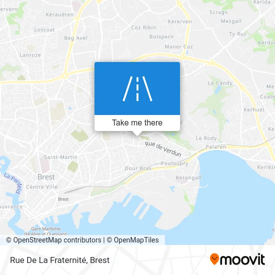 Rue De La Fraternité map