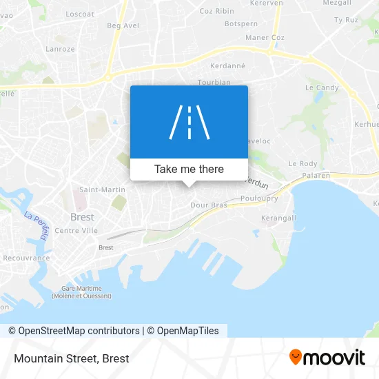 Rue De La Montagne map