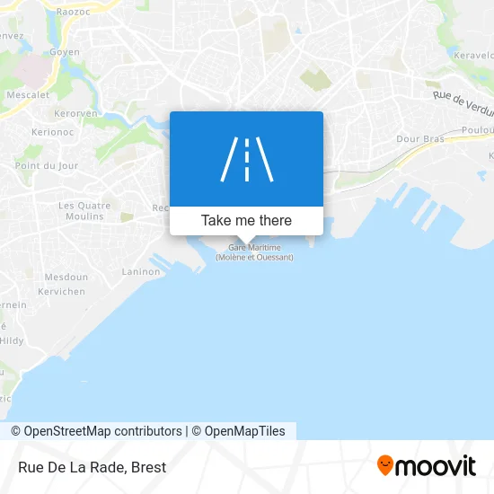 Rue De La Rade map