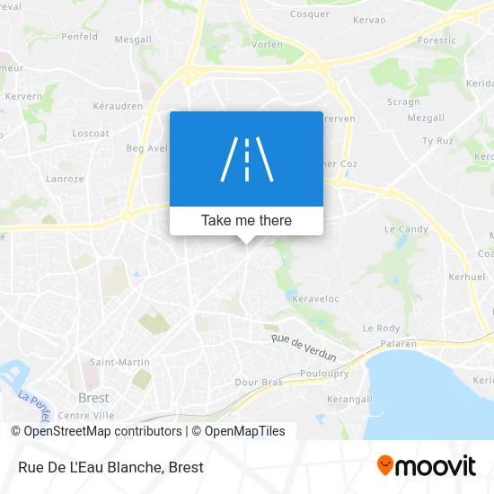 Rue De L'Eau Blanche map