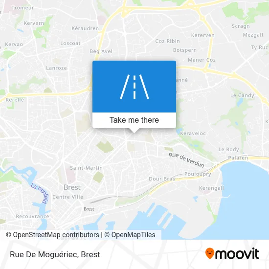 Rue De Moguériec map