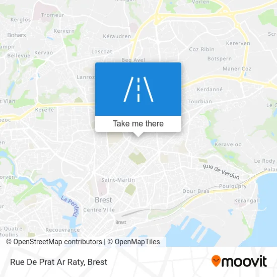 Rue De Prat Ar Raty map