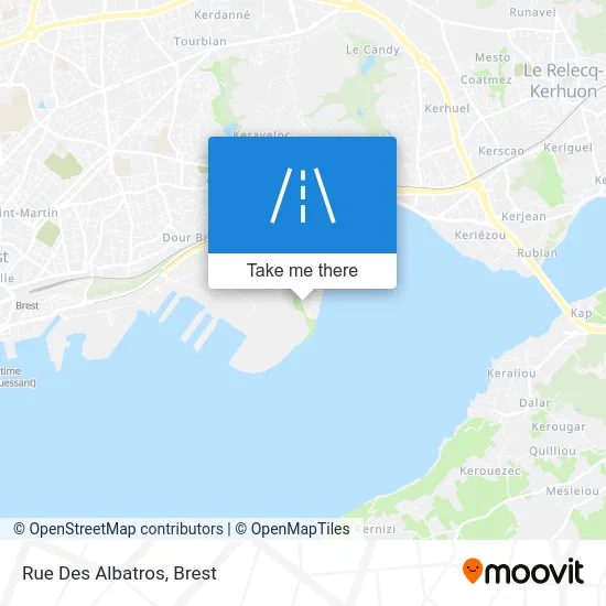 Rue Des Albatros map