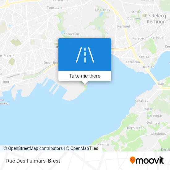 Rue Des Fulmars map