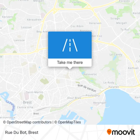 Rue Du Bot map