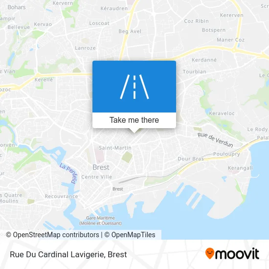 Rue Du Cardinal Lavigerie map
