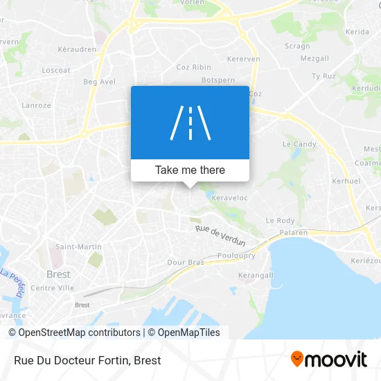 Rue Du Docteur Fortin map
