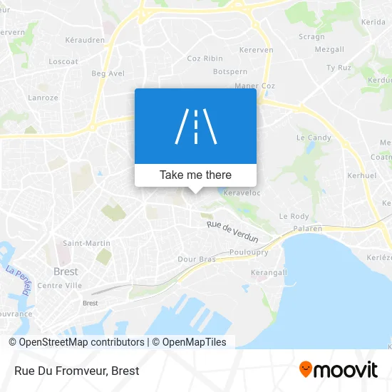 Rue Du Fromveur map
