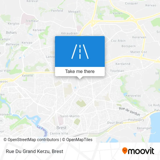 Rue Du Grand Kerzu map