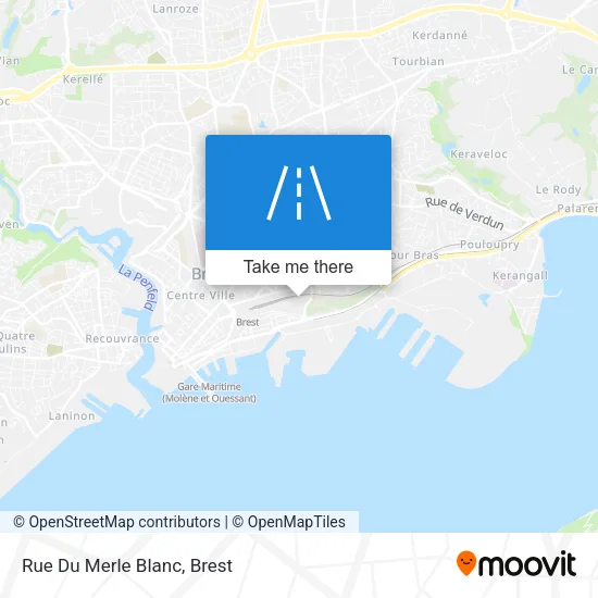 Rue Du Merle Blanc map