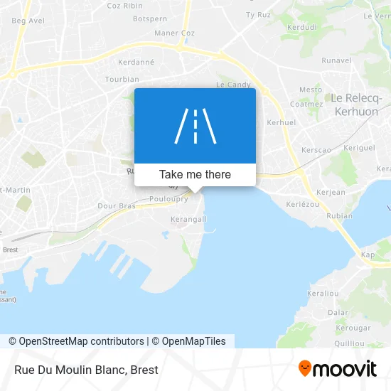 Rue Du Moulin Blanc map