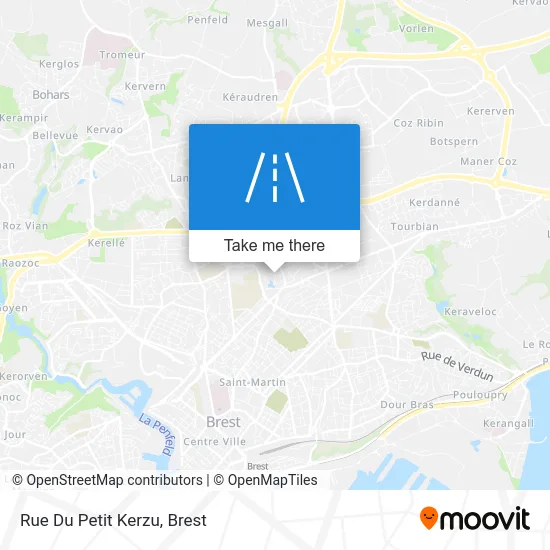 Rue Du Petit Kerzu map