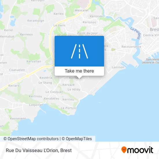 Rue Du Vaisseau L'Orion map