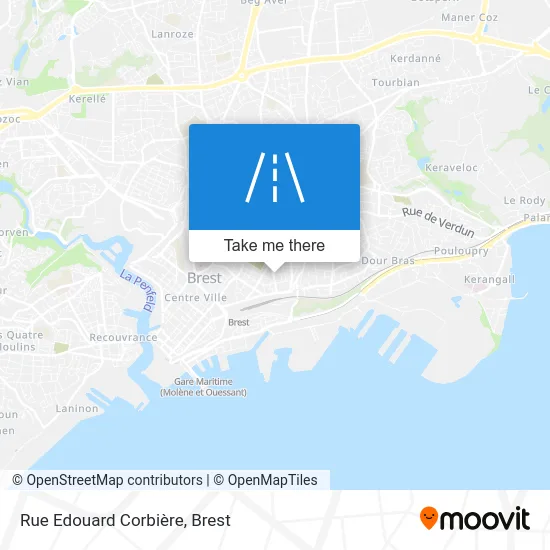 Rue Edouard Corbière map