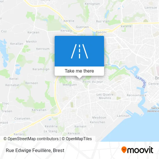 Rue Edwige Feuillère map