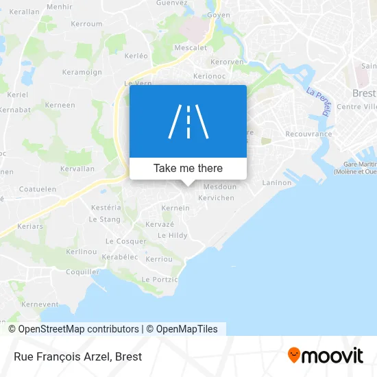 Rue François Arzel map