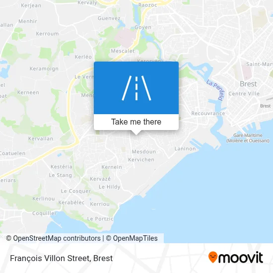 Rue François Villon map