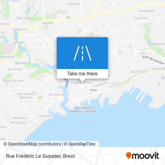 Rue Frédéric Le Guyader map
