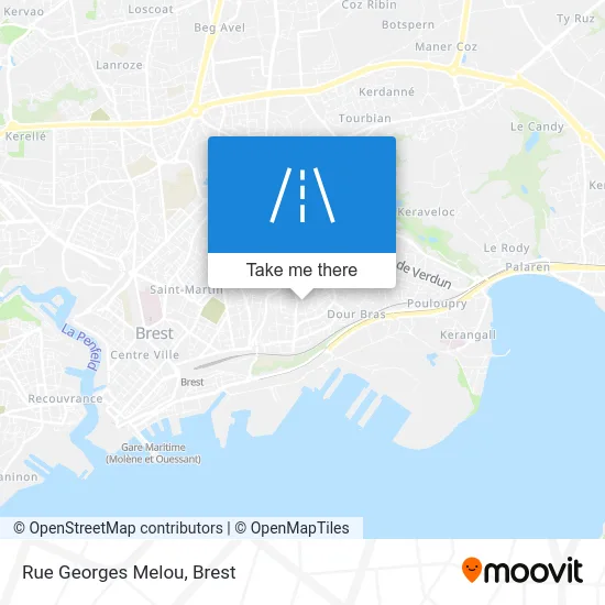 Rue Georges Melou map