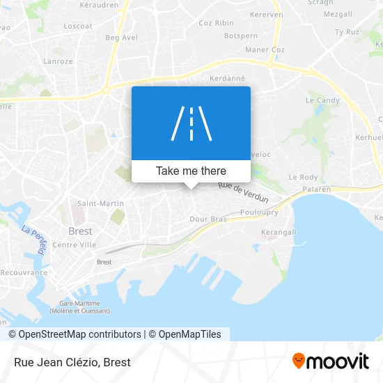 Rue Jean Clézio map