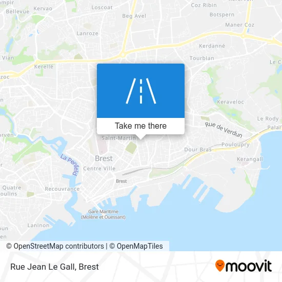 Rue Jean Le Gall map