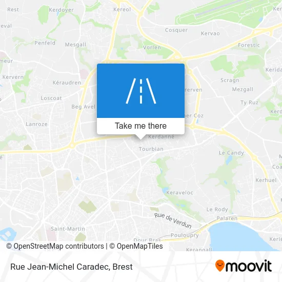 Rue Jean-Michel Caradec map