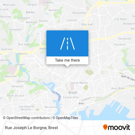 Rue Joseph Le Borgne map