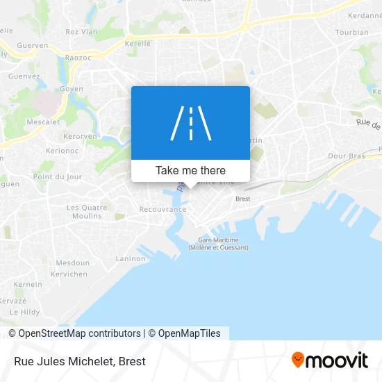 Rue Jules Michelet map