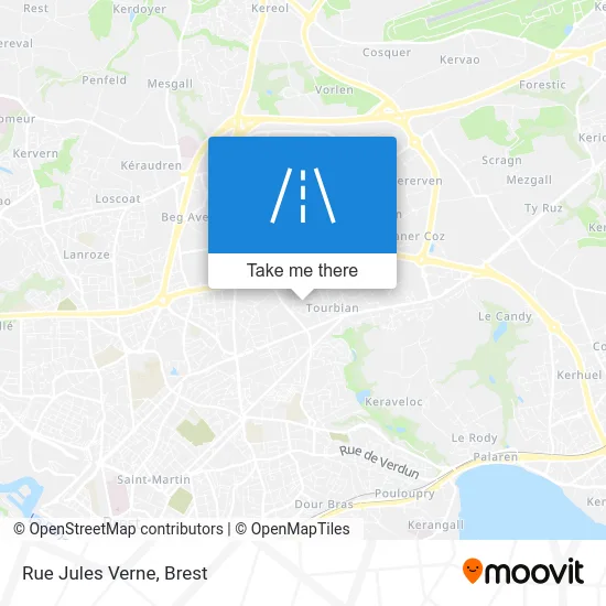 Rue Jules Verne map