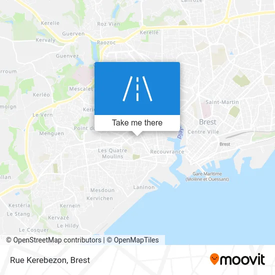 Rue Kerebezon map