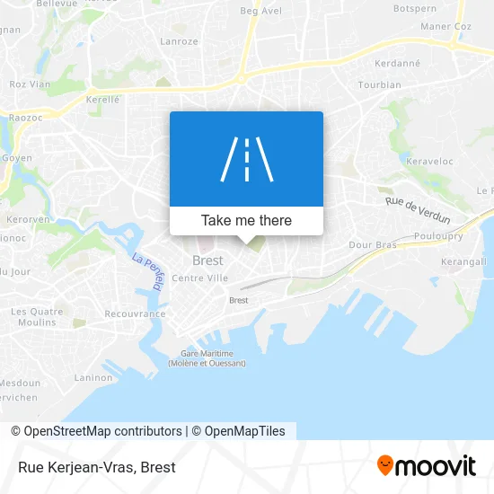 Rue Kerjean-Vras map