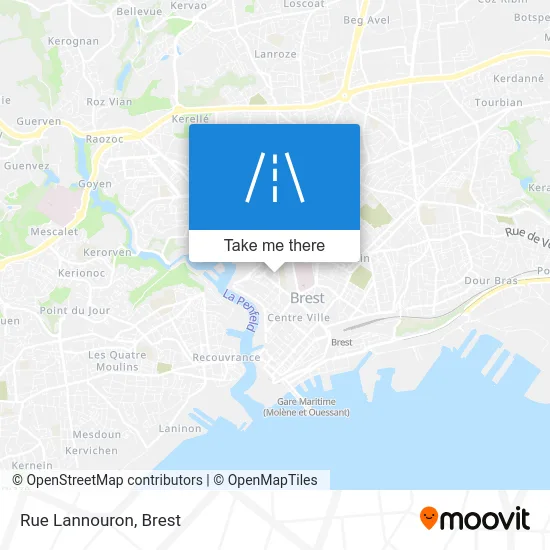 Rue Lannouron map