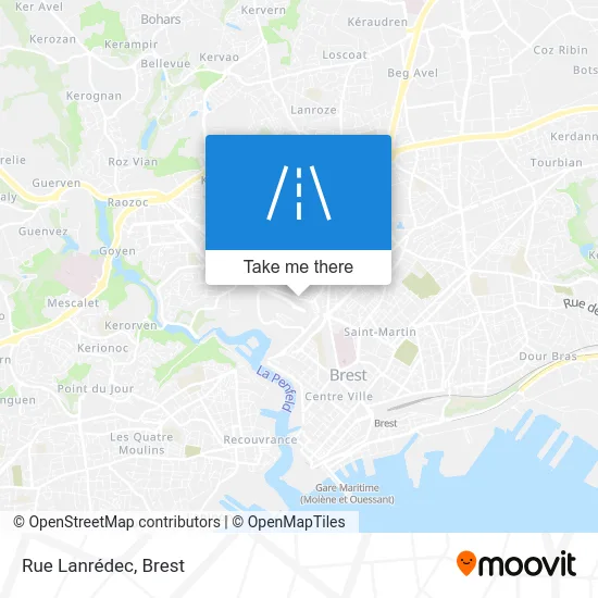 Rue Lanrédec map