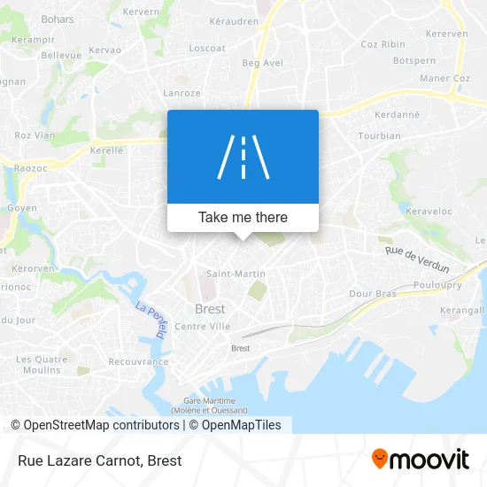 Rue Lazare Carnot map