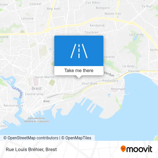 Rue Louis Bréhier map