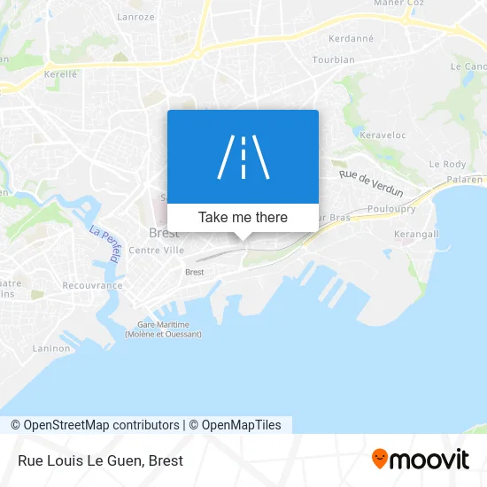 Rue Louis Le Guen map