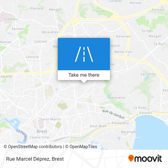 Rue Marcel Déprez map