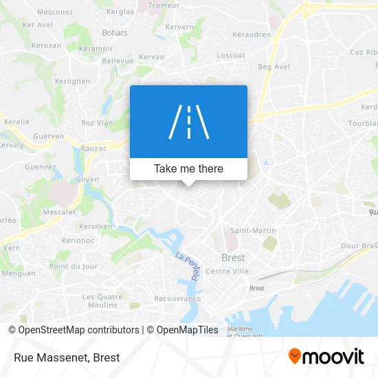 Rue Massenet map