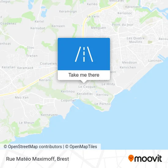 Rue Matéo Maximoff map