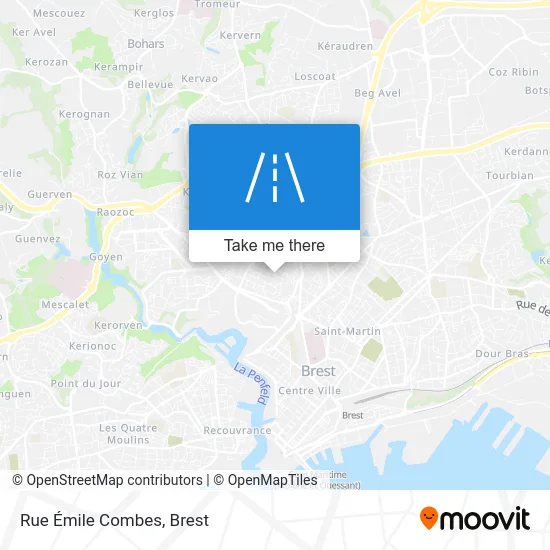 Rue Émile Combes map